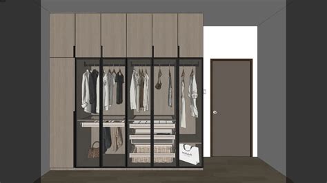 Wardrobe Set 002 3d Warehouse