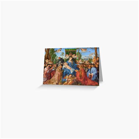 Albrecht D Rer The Feast Of The Rosary Greeting Card For Sale By