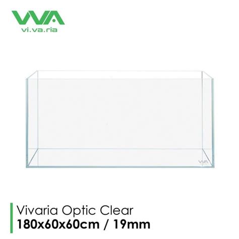 Jual Aquarium Optic Clear X X Mm Vivaria Cube Garden Cm Low