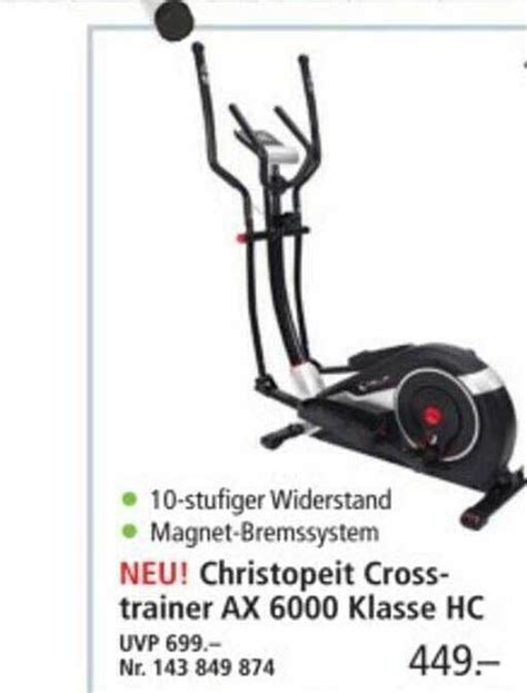 Christopeit Crosstrainer Ax Klasse Hc Angebot Bei Weltbild