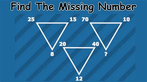 Brain Teaser Find The Missing Number In Secs Iq Test News