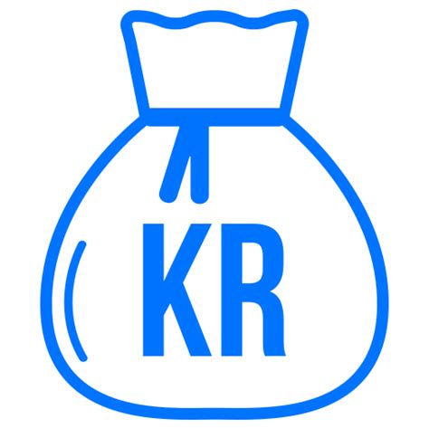 Danish Krone Generic Color Outline Icon