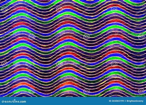 A Colourful Background Of Wavy Parallel Lines Stock Image Image Of