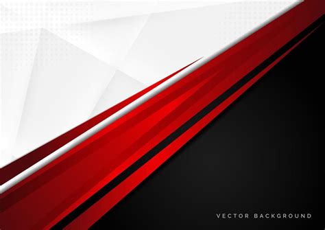 Red, black and white abstract background template 3d Wallpaper Black ...