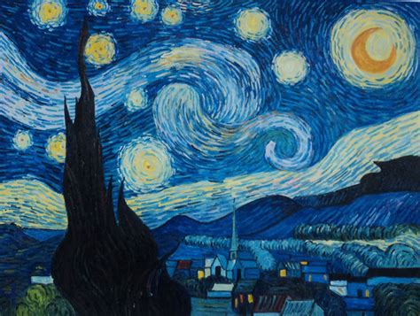 Noite Estrelada De Vincent Van Gogh 1889 Starry Night Art Free