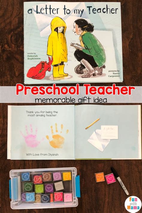 Preschool Teacher Gift Idea - Fun with Mama