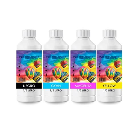 Pack X4 TINTA EPSON ECOTANK T673120 220 320 420 Medio Litro