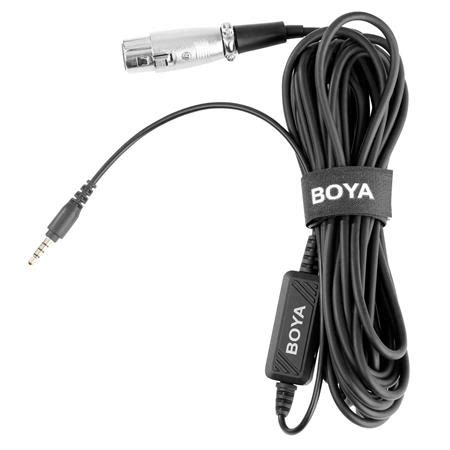 BOYA BY-BCA6 XLR to 3.5mm Plug Microphone Cable - Adorama