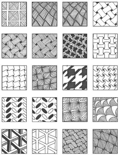 07.Зентангл узоры: зентангл для начинающих Zentangle Drawings, Doodles ...