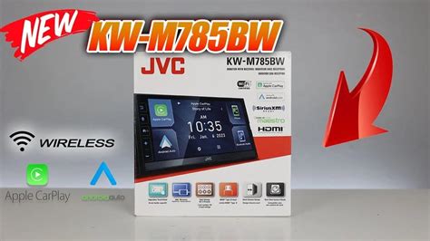 Jvc Kw M Bw Car Audio Headunit With Wireless Apple Carplay Android