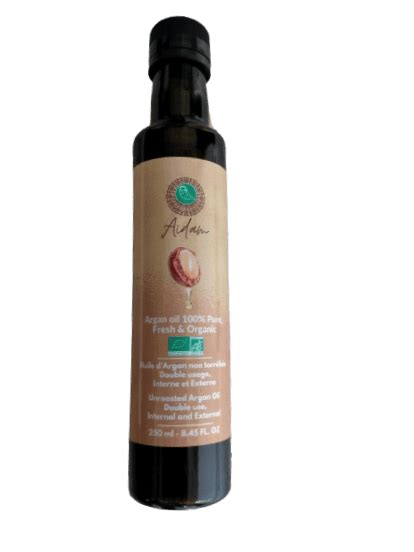 Lot de quatre bouteilles d Huile d argan non torréfiée bio 250 ml des