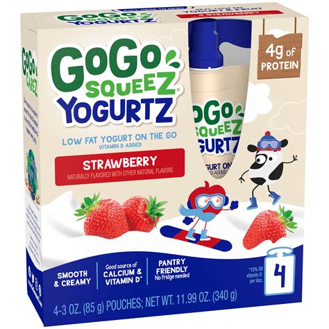 YogurtZ Squeeze Pouches Berry Flavor | GoGo SqueeZ®