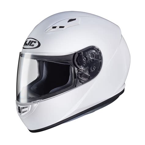 Casco Integral Moto Hjc Cs 15 Solid Blanco TALLE S