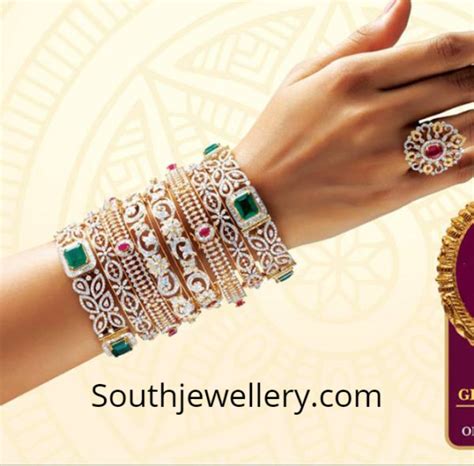 Diamond Bangles latest jewelry designs - Page 7 of 23 - Indian ...