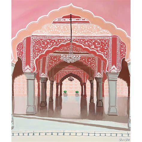 City Palace Jaipur Art Print Shipra Shete