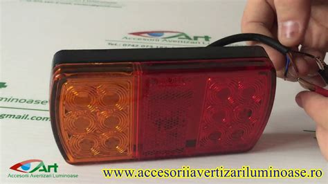 Lampa Stop Multifunctionala Cu 3 Functii 12V ART6490 14 5x7 5 YouTube