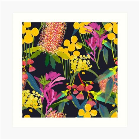 "Australian Wild Flowers" Art Print for Sale by RobynHammond | Redbubble