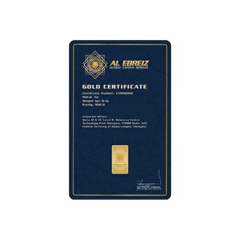 Gram Exclusive Gold Bar Au Aladeen Gold Merdeka Series