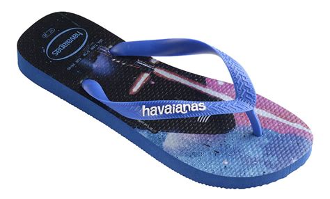 Chinelo Havaianas Star Wars Azul Estrela Sandalia Original Mercado Livre