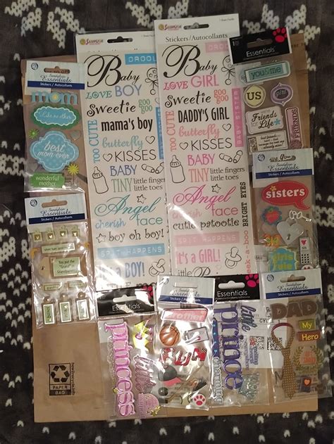 $2/mo - Finance Family Scrapbook Stickers Set Family Craft Bundle ...