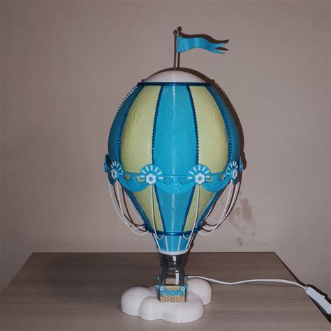 D Printable Hot Air Balloon Lamp Made With Anycubic Linear PlusCults