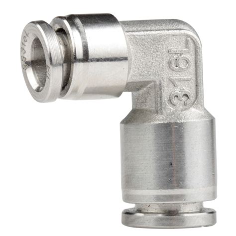 Xhnotion Pneumatic Ss L Stainless Steel Elbow Reducer Push In