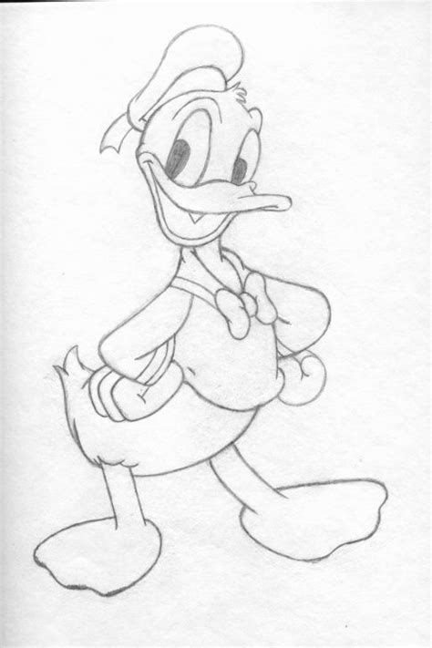 Detail Donald Duck Pencil Drawing Koleksi Nomer 1