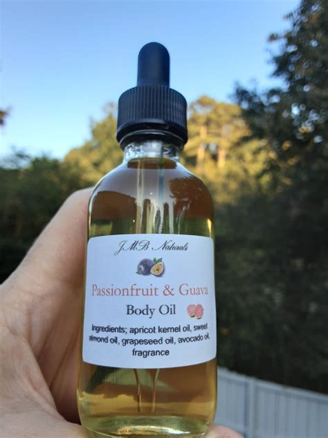 Passionfruit Guava Body Oil Luxury Body Oil Etsy In 2024 Body Oil