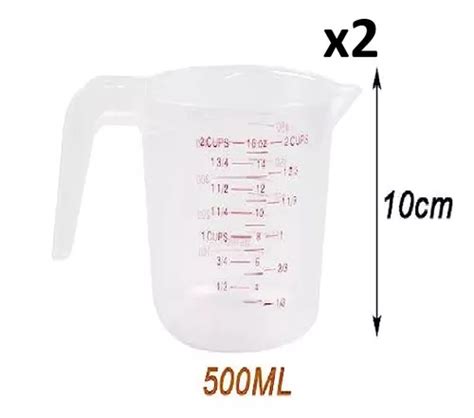 Jarra Taza Medidora Repostería Cocina 500ml MercadoLibre