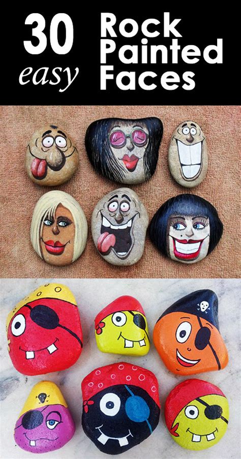 15+ Painting Rock Faces - LynnseyTavish