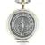 Handmade Mens Heavy St Christopher Necklace Travelers Medallion Pendant