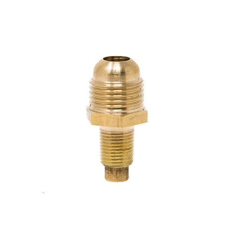 Gasone Propane Orifice Connector Brass Tube Fitting 38 Flare X 18 Mnpt Or Male Pipe By Gas