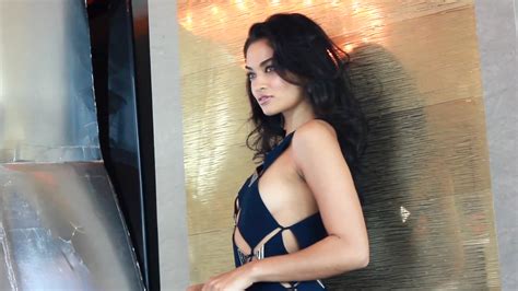 Naked Shanina Shaik In Ocean Drive Magazine BTS
