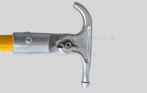 Fiberglass Insulated Adjustable Telescopic Hot Stick Link Stick Operating Rod Frp Insulation