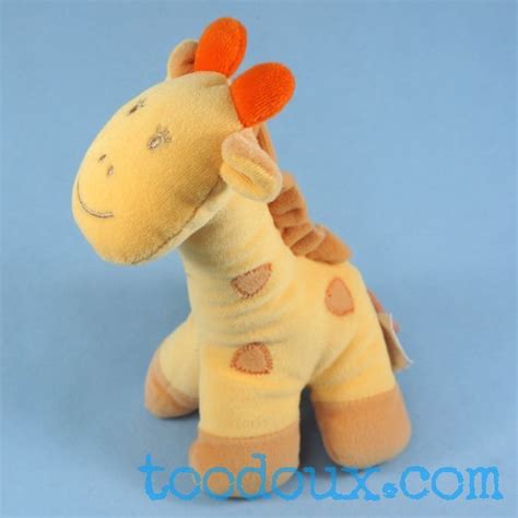 Toodoux Sp Cialiste En Sos Doudou Kiabi Girafe Orange