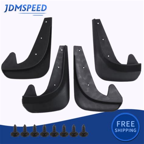 Eva Plastic Wearing Mud Flaps Splash Guards Fit For Car Front And Rear Fender 4pcs Ebay