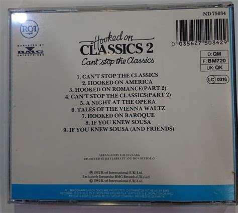 Cd Hooked On Classics 2 興趣及遊戲 音樂樂器 And 配件 音樂與媒體 Cd 及 Dvd Carousell