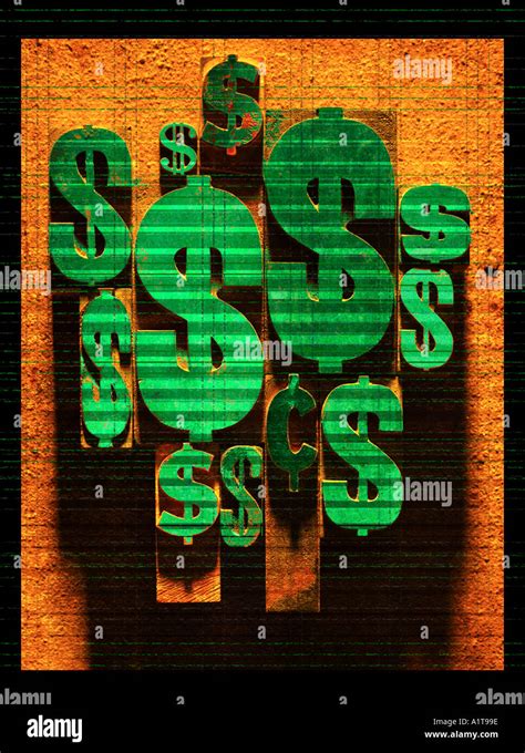 Dollar Signs Background Stock Photo Alamy