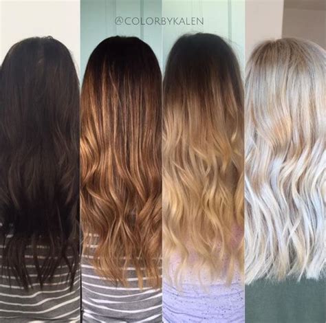 Level Box Dyed Brunette To Beautiful Blonde Brunette To Blonde