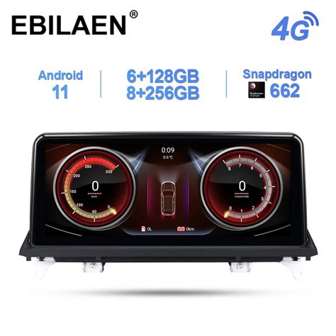 Ebilaen Lecteur Dvd De Voiture Pour Bmw X5 E70 X6 E71 2007 2013