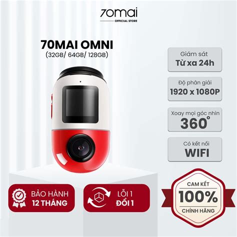 70Mai X200 Omni Camera Hành Trình 360 Ô tô - Bảo Hảnh 1 Năm