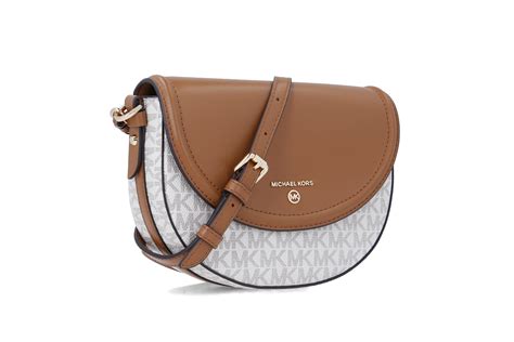 Leather Messenger Bag Jet Set Charm Michael Kors Cream Gomez Pl En