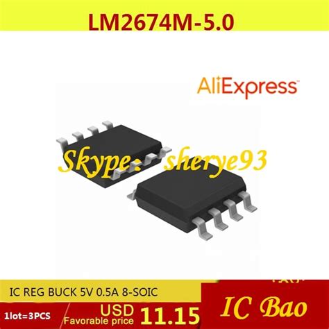 Free Shipping Diy Integrated Circuits Lm M Ic Reg Buck V A