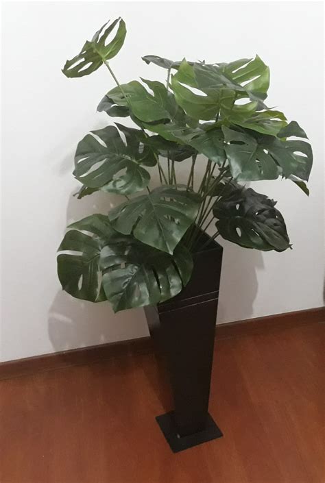 Costela De Adão Artificial 80 Cm Planta 24 Folhas R 69 00 em