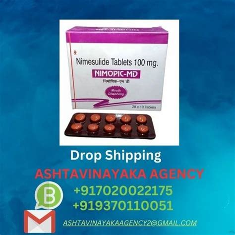 Nimesulide Tablets Mg At Rs Stripe Nimesulide Tablet In Nagpur