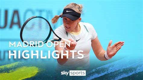 Marketa Vondrousova vs Mirra Andreeva | Madrid Open highlights | Video ...