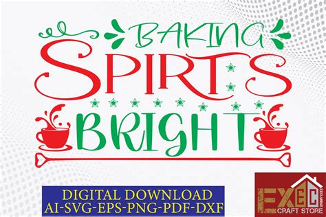 Baking Spirts Bright Graphic By Exclusive Craft Store Creative Fabrica