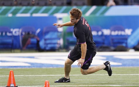 Wyoming's Josh Allen showcases skills at 2018 NFL Scouting Combine ...