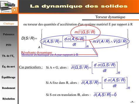 Ppt Dynamique Des Solides Powerpoint Presentation Free Download Id