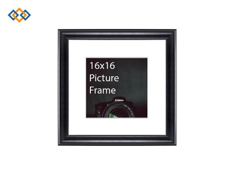 16x16 Premium Picture Frame Black By Matboardplus On Etsy